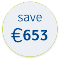 save €653