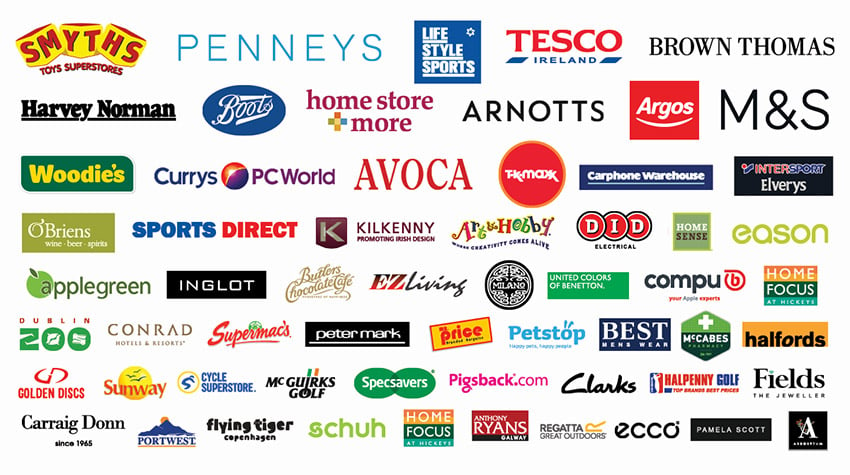 some or the great retailers who welcome Me2You Gift Cards